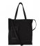 Shabbies Shopper Shoppingbag Vegetable Tanned Leather Black (1000)